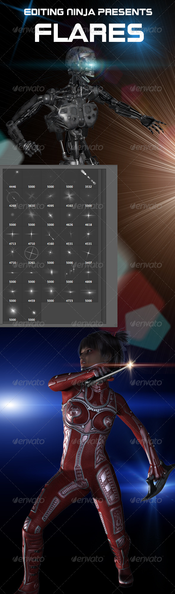 GraphicRiver 37 Flares 7155495 GraphicRiver 37 Flares 7155495