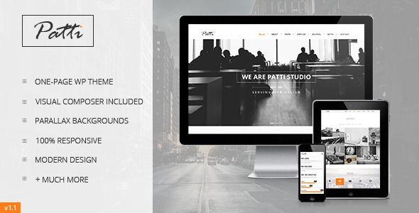 ThemeForest Patti Parallax One Page WordPress Theme 7068682 ThemeForest Patti Parallax One Page WordPress Theme 7068682
