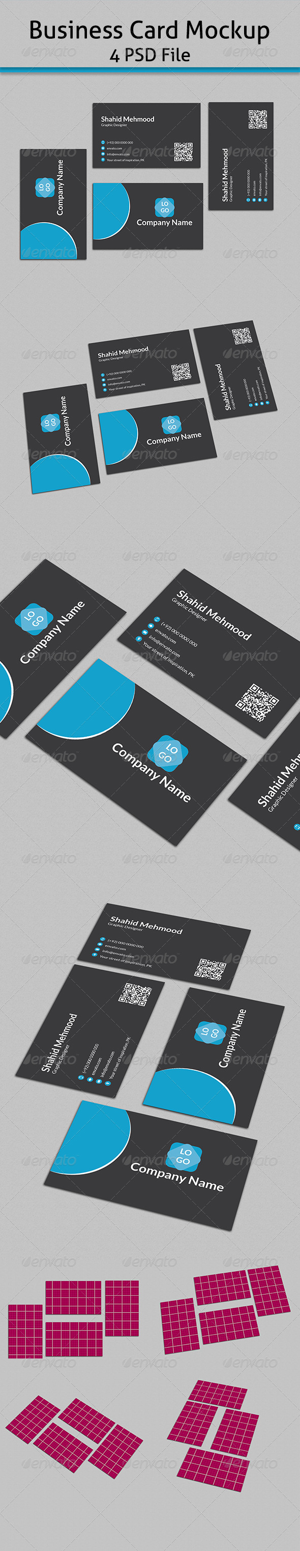 GraphicRiver Business card Mock-up 7157850 GraphicRiver Business card Mock-up 7157850