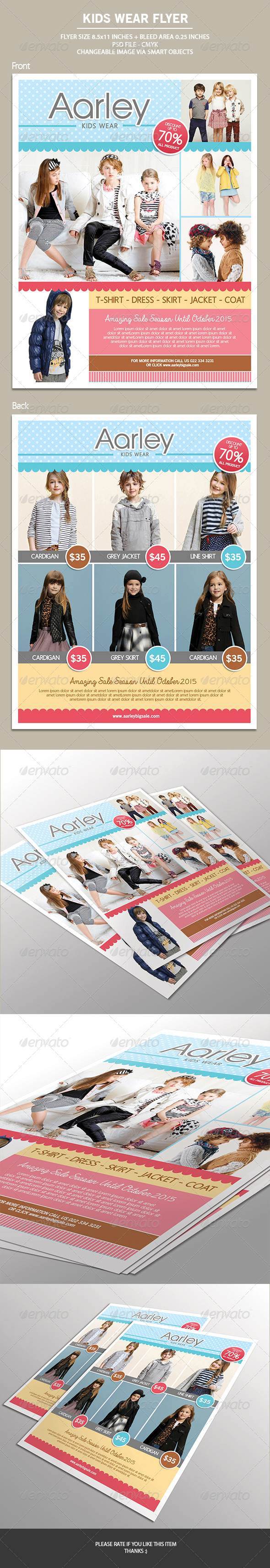 GraphicRiver Kids Wear Flyer 7158368 GraphicRiver Kids Wear Flyer 7158368