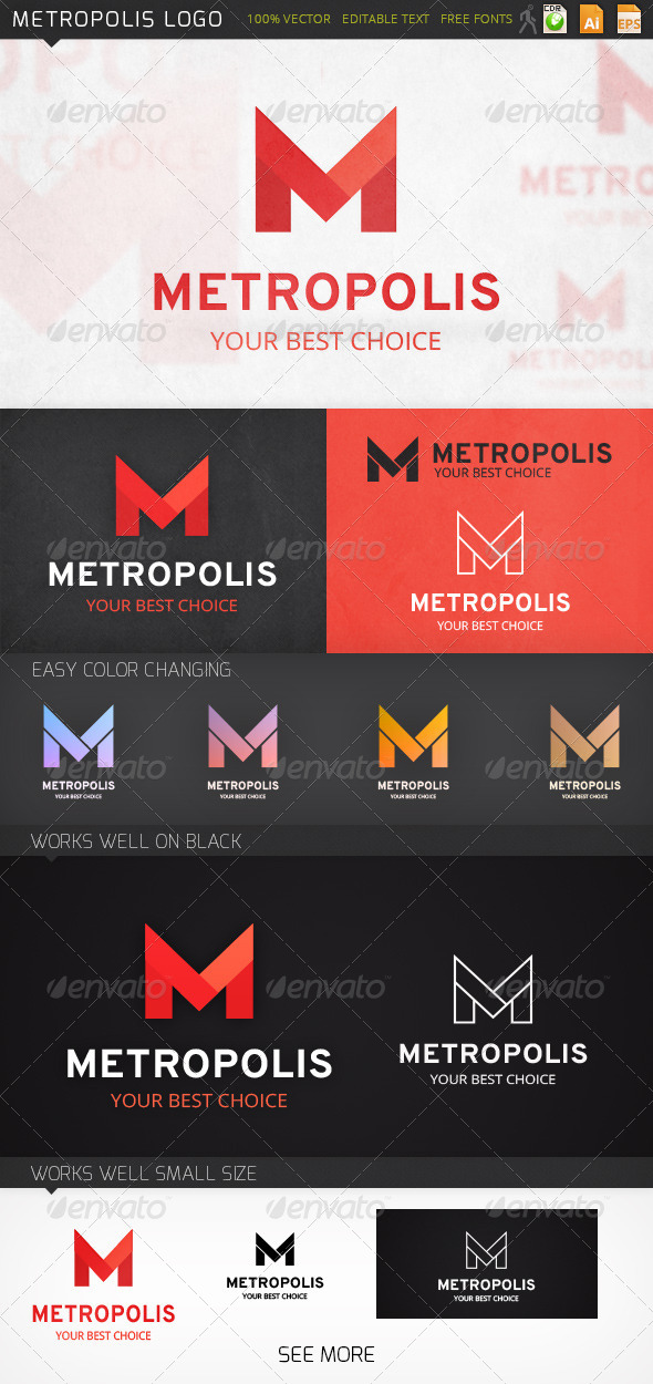 GraphicRiver Metropolis Logo 7159712 GraphicRiver Metropolis Logo 7159712