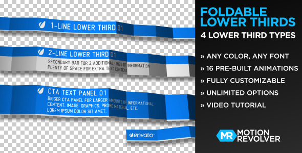 After Effects Project - VideoHive Foldable Lower Thirds 751910 After Effects Project - VideoHive Foldable Lower Thirds 751910