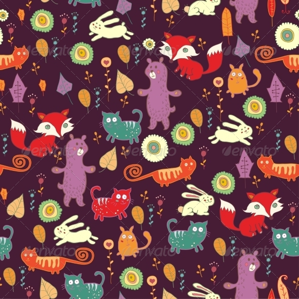 GraphicRiver Autumn Forest Seamless Pattern 7163688 GraphicRiver Autumn Forest Seamless Pattern 7163688