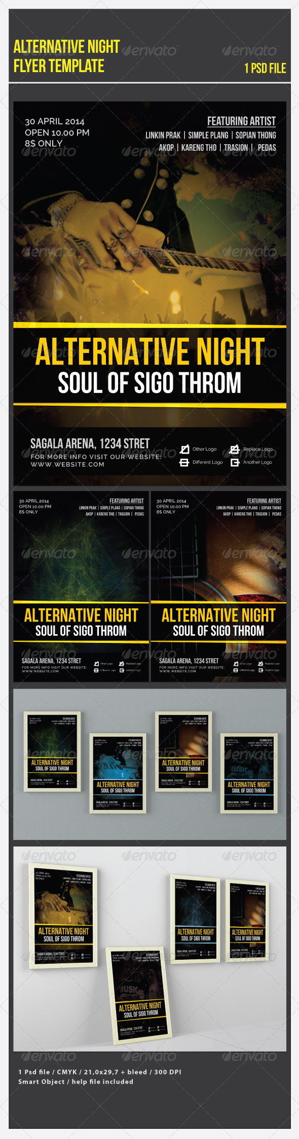 GraphicRiver Alternative Night Flyer Template 7101117 GraphicRiver Alternative Night Flyer Template 7101117