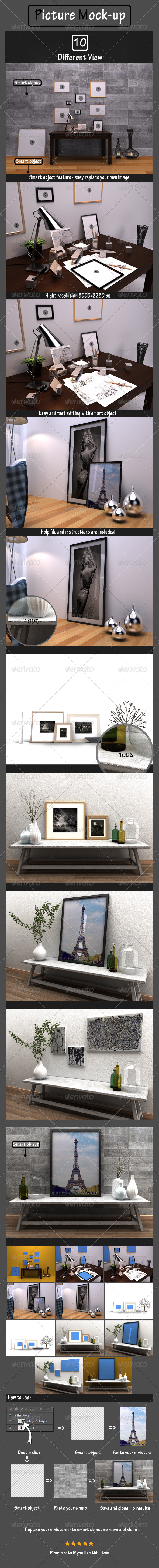 GraphicRiver Picture Mockup 7139721 GraphicRiver Picture Mockup 7139721