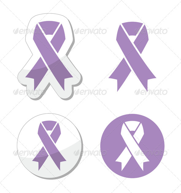 GraphicRiver Lavender Ribbon General Cancer Awareness 7174991 GraphicRiver Lavender Ribbon General Cancer Awareness 7174991