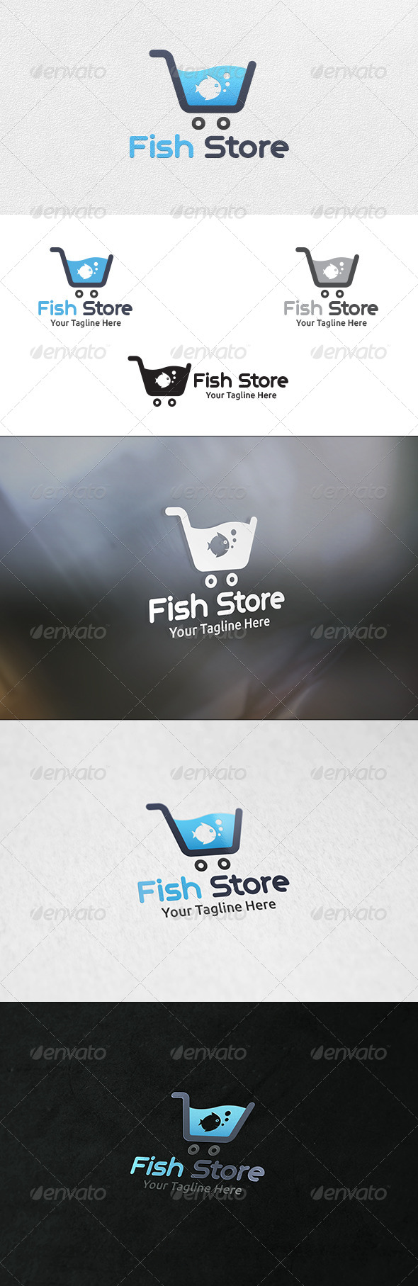 GraphicRiver Fish Store Logo Template 7176974 GraphicRiver Fish Store Logo Template 7176974