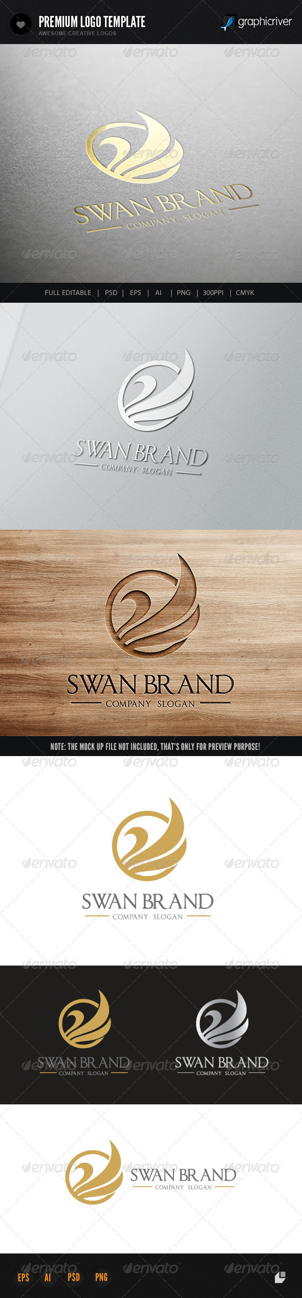GraphicRiver Swan Brand 7182738 GraphicRiver Swan Brand 7182738