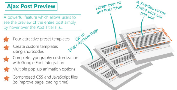 CodeCanyon Ajax Post Preview 7187829 CodeCanyon Ajax Post Preview 7187829