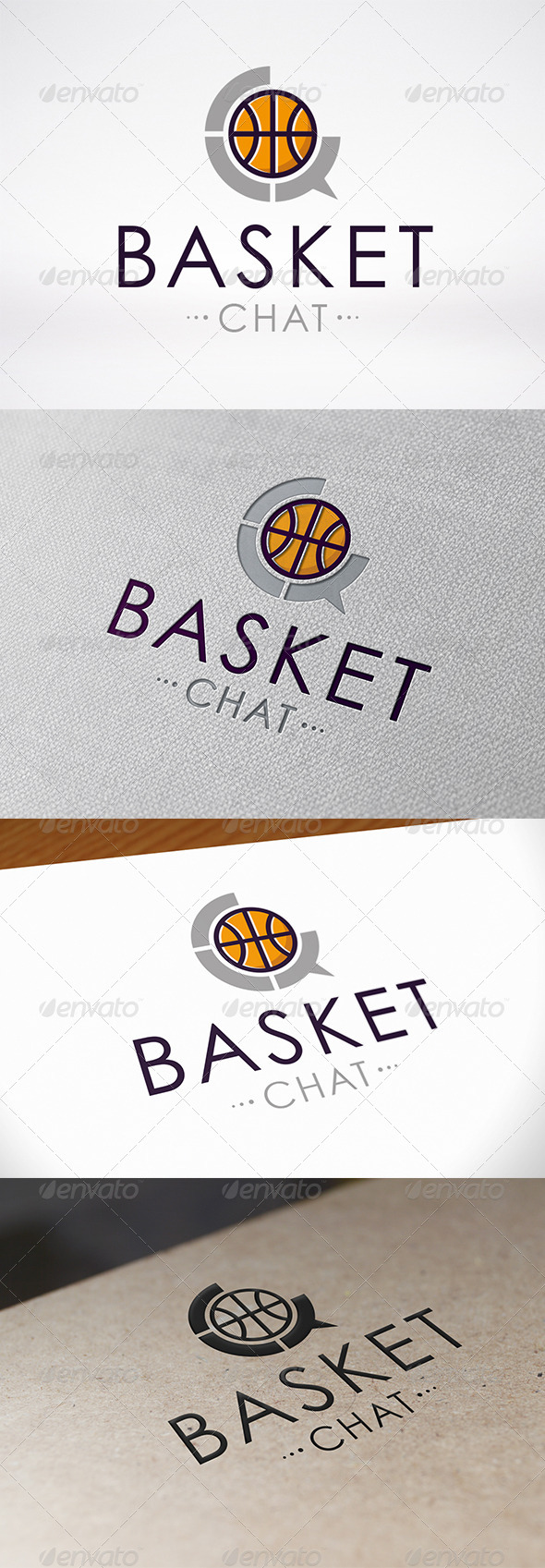 GraphicRiver Basketball Chat Logo Template 7192151 GraphicRiver Basketball Chat Logo Template 7192151