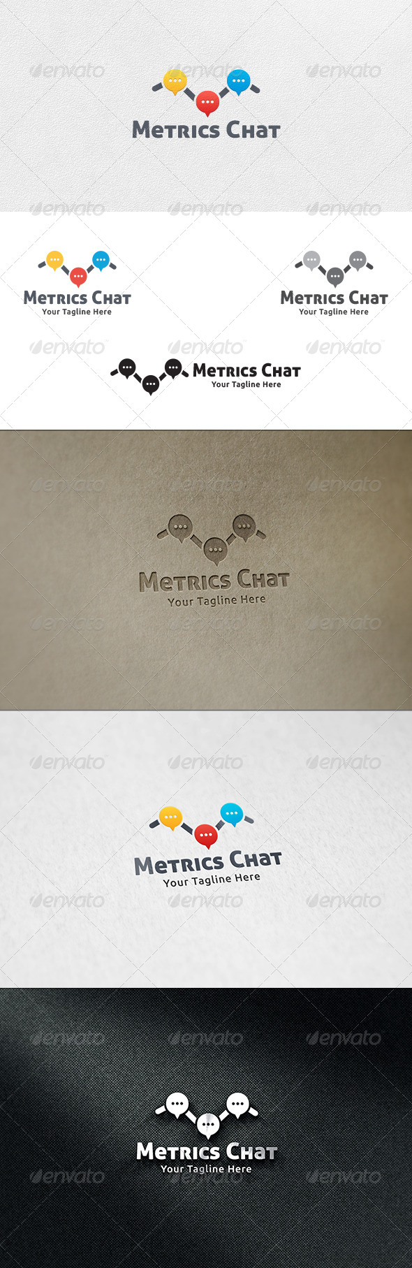 GraphicRiver Metrics Chat Logo Template 7193506 GraphicRiver Metrics Chat Logo Template 7193506