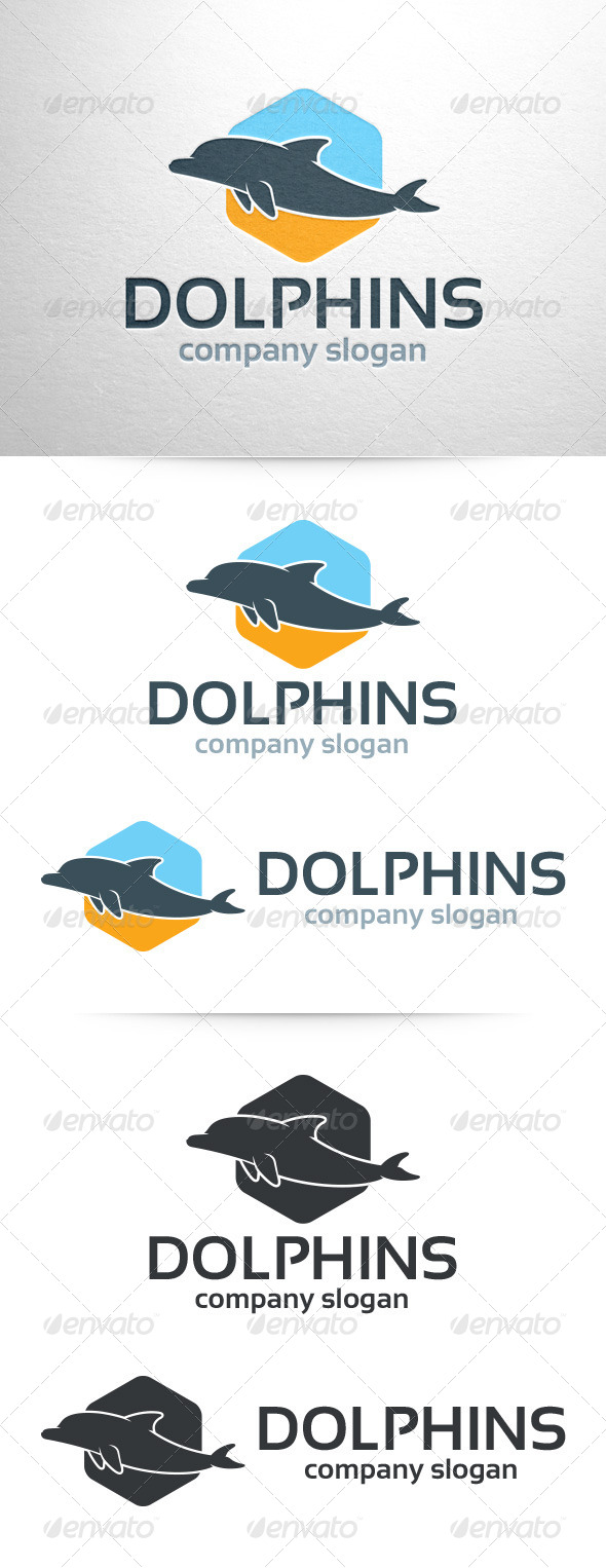 GraphicRiver Dolphin Logo Template 7193537 GraphicRiver Dolphin Logo Template 7193537