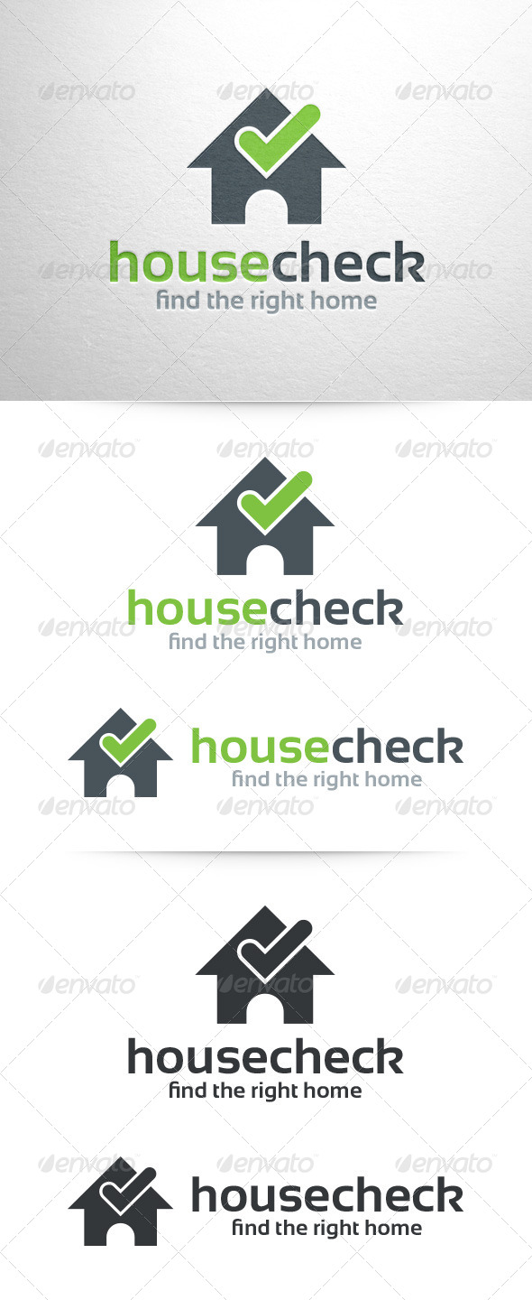 GraphicRiver House Check Logo Template 7195228 GraphicRiver House Check Logo Template 7195228