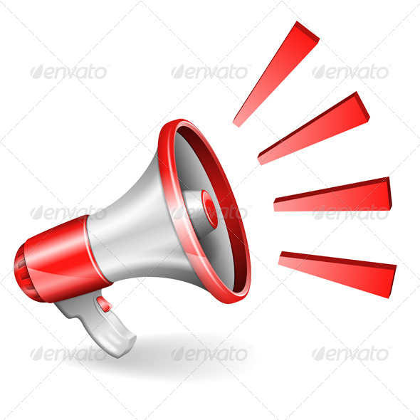 GraphicRiver Megaphone 7197155 GraphicRiver Megaphone 7197155