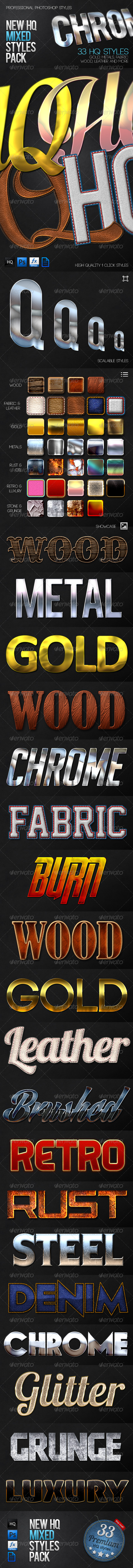 GraphicRiver New HQ MIxed Styles Pack 7199426 GraphicRiver New HQ MIxed Styles Pack 7199426