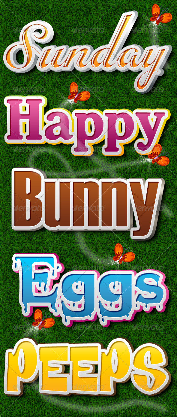 GraphicRiver 3D Easter Sunday Style 7200660 GraphicRiver 3D Easter Sunday Style 7200660