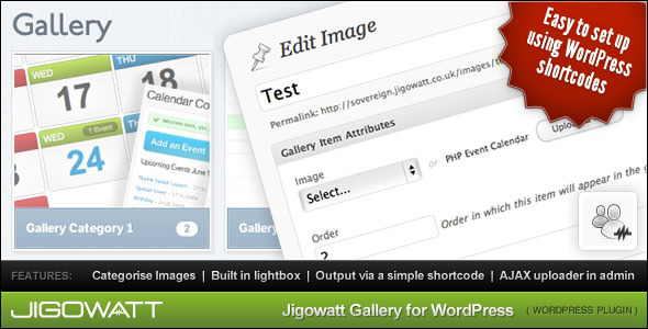 Jigowatt Gallery for WordPress - CodeCanyon Item for Sale