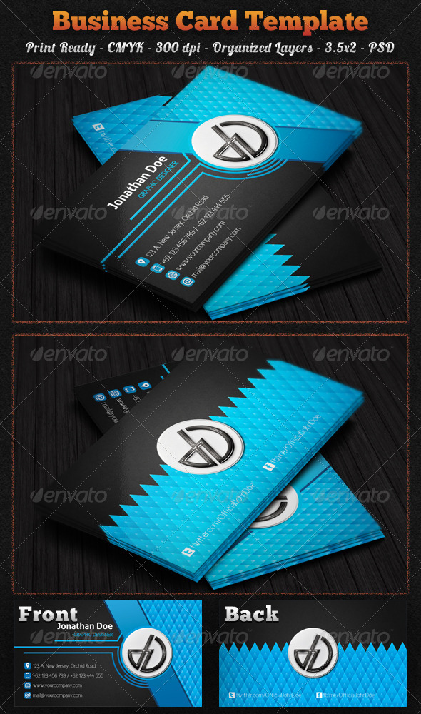 GraphicRiver Creative Business Card 7187667 GraphicRiver Creative Business Card 7187667