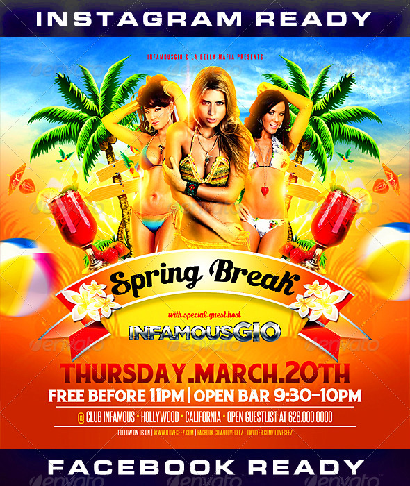GraphicRiver Spring Break 5 7169071 GraphicRiver Spring Break 5 7169071