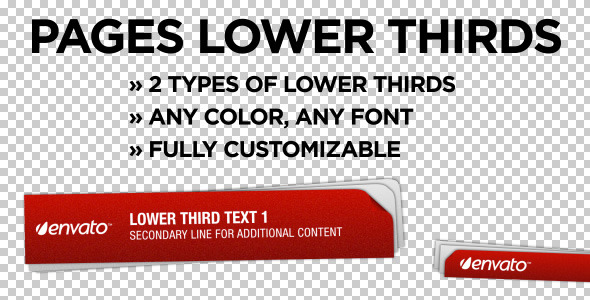 After Effects Project - VideoHive Pages Lower Thirds 755794 After Effects Project - VideoHive Pages Lower Thirds 755794