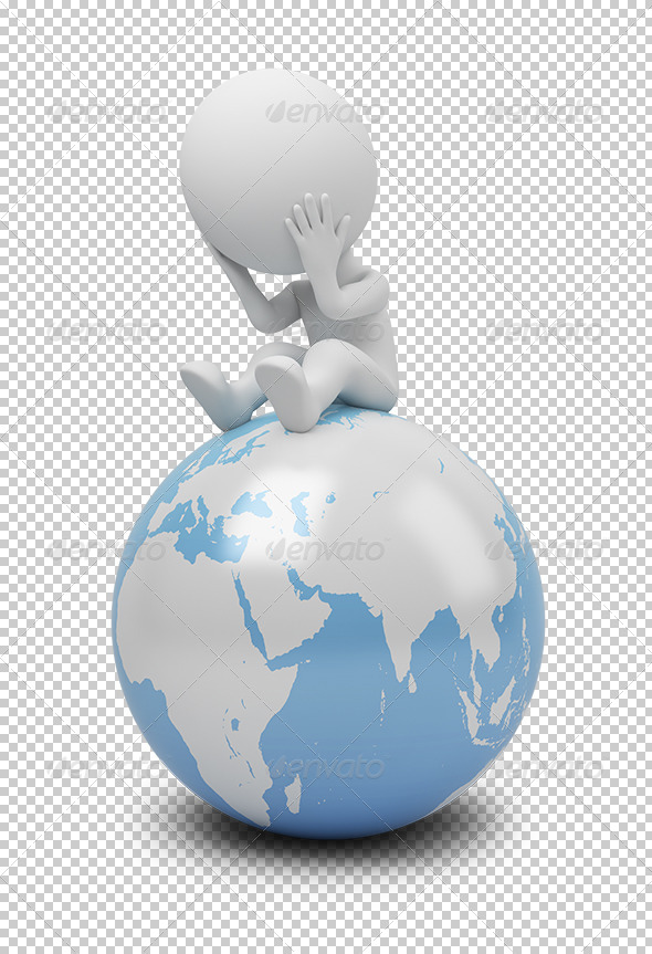 GraphicRiver 3D Small People Global Question 5447988 GraphicRiver 3D Small People Global Question 5447988