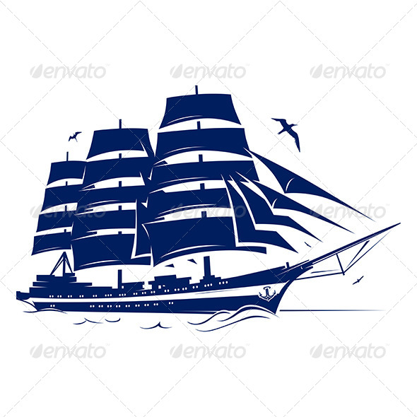 GraphicRiver Yacht Ship Emblem 7200856 GraphicRiver Yacht Ship Emblem 7200856