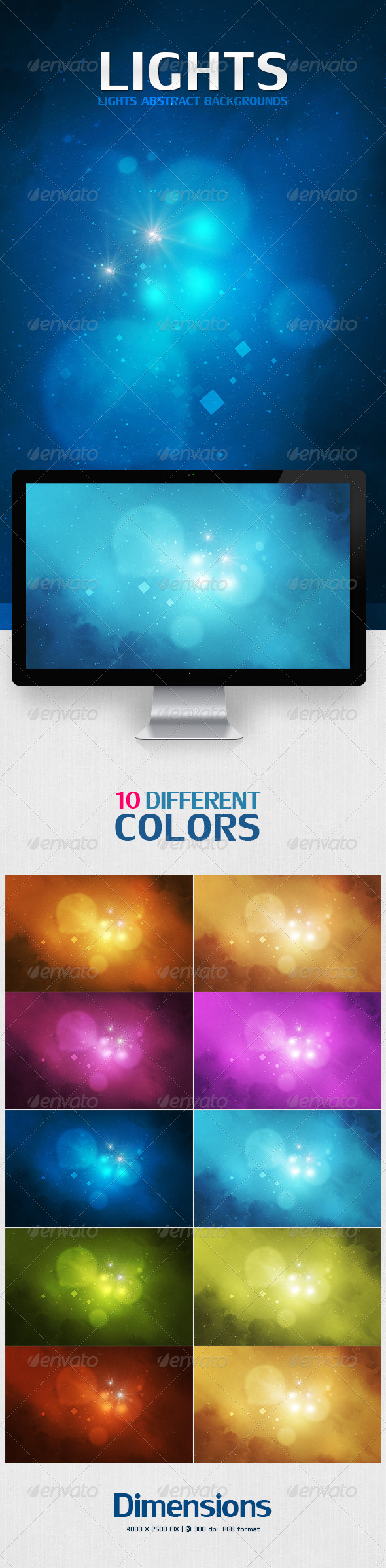 GraphicRiver Lights Abstract Backgrounds 7424410 GraphicRiver Lights Abstract Backgrounds 7424410