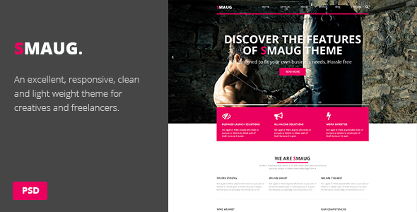 ThemeForest Smaug One Page PSD Theme 7439738 ThemeForest Smaug One Page PSD Theme 7439738