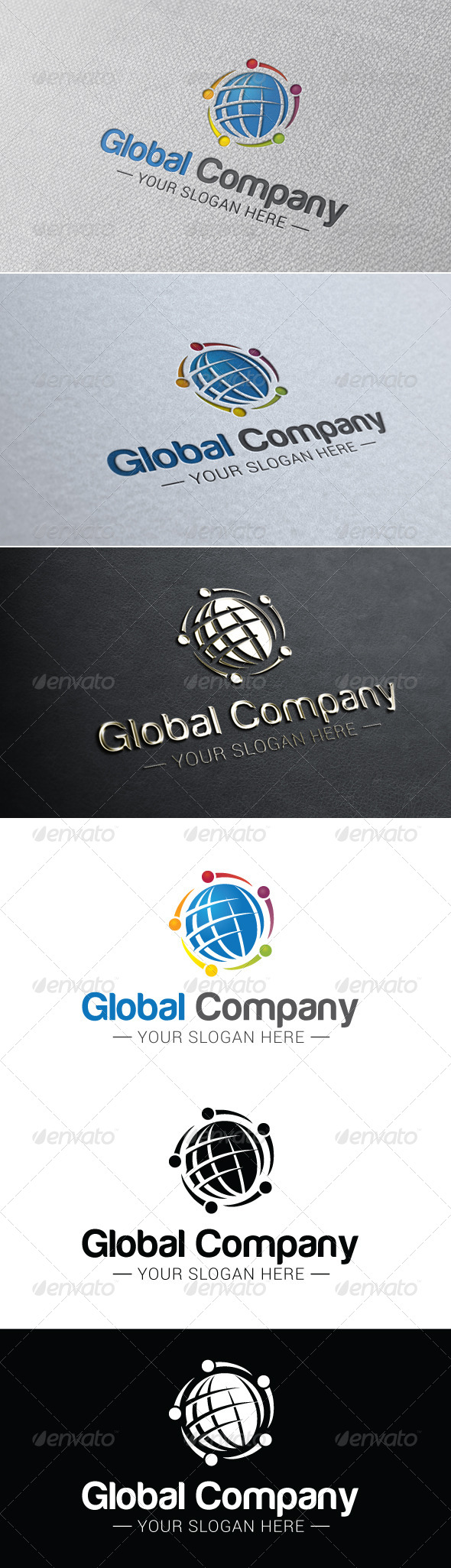 GraphicRiver Global Company Logo Template 7440291 GraphicRiver Global Company Logo Template 7440291