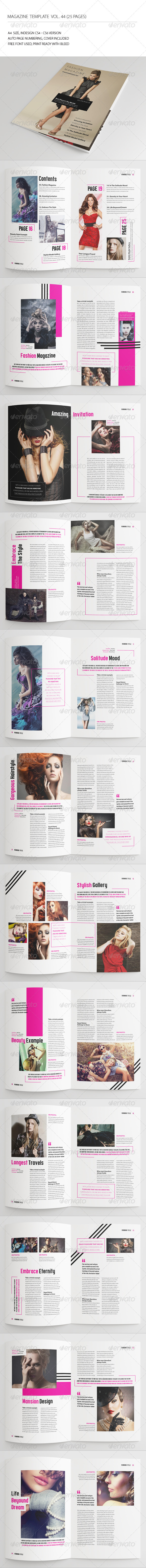 GraphicRiver 25 Pages Fashion Magazine Vol44 7457822 GraphicRiver 25 Pages Fashion Magazine Vol44 7457822