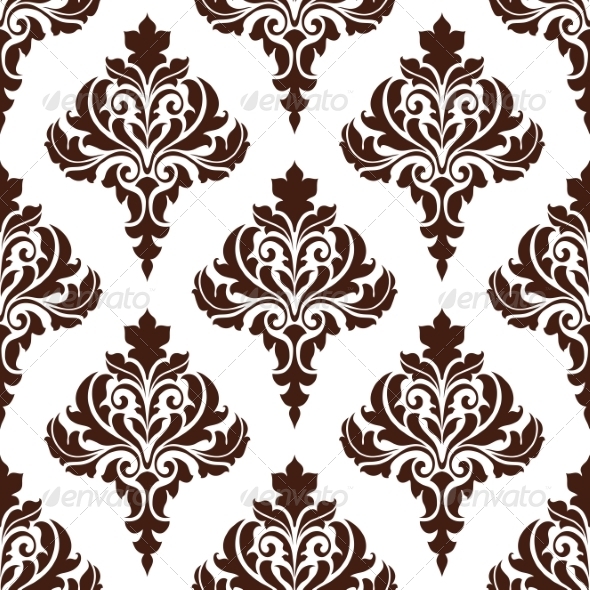 GraphicRiver Brown Damask Seamless Pattern Background 7458939 GraphicRiver Brown Damask Seamless Pattern Background 7458939