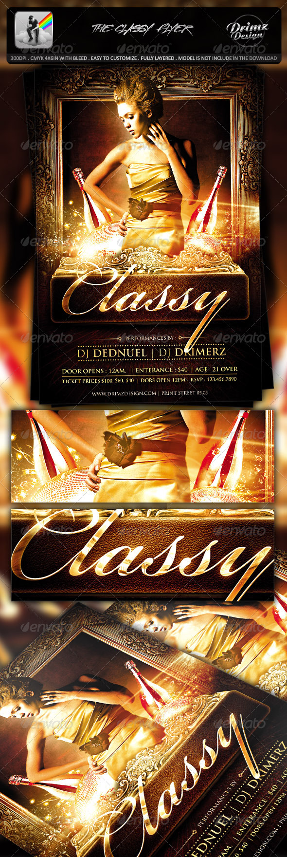 GraphicRiver The Classy Flyer 7464326 GraphicRiver The Classy Flyer 7464326