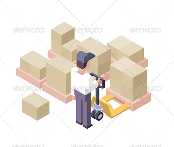 GraphicRiver Loading and Moving Distribution Center 7470297 GraphicRiver Loading and Moving Distribution Center 7470297