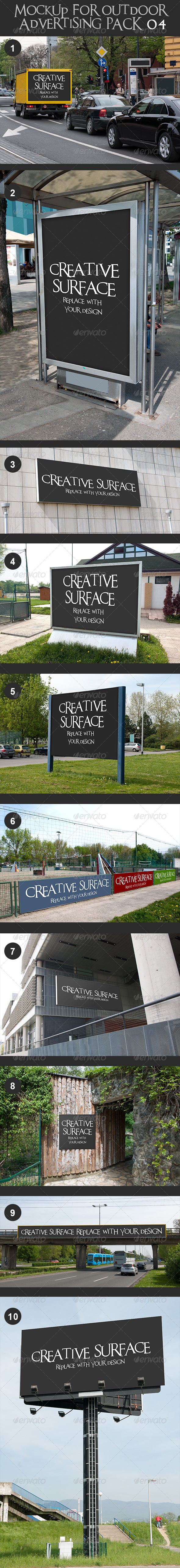 GraphicRiver 10 Mock Up s for Outdoor Advertising Pack 4 7472853 GraphicRiver 10 Mock Up s for Outdoor Advertising Pack 4 7472853