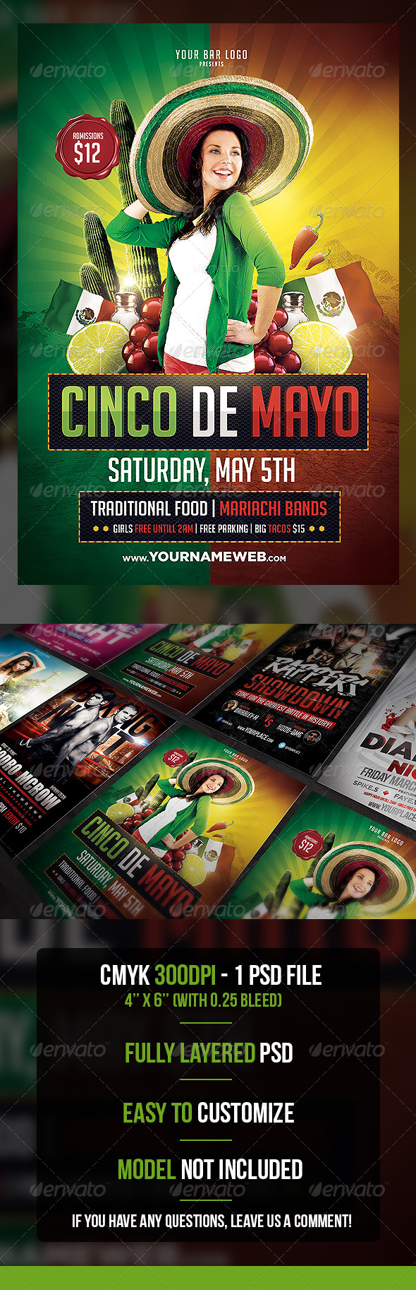 GraphicRiver Cinco de Mayo Flyer Template 7477667 GraphicRiver Cinco de Mayo Flyer Template 7477667