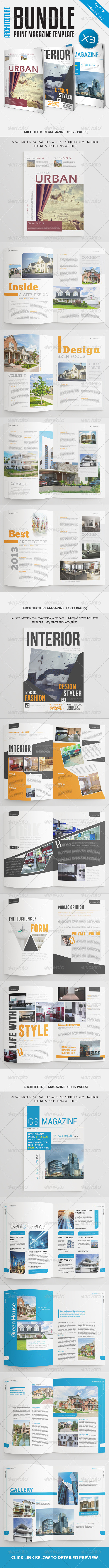 GraphicRiver Architecture Magazine Bundle Vol2 7478094 GraphicRiver Architecture Magazine Bundle Vol2 7478094
