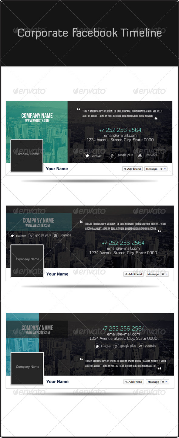 GraphicRiver Corporate Facebook Timeline 7390284 GraphicRiver Corporate Facebook Timeline 7390284