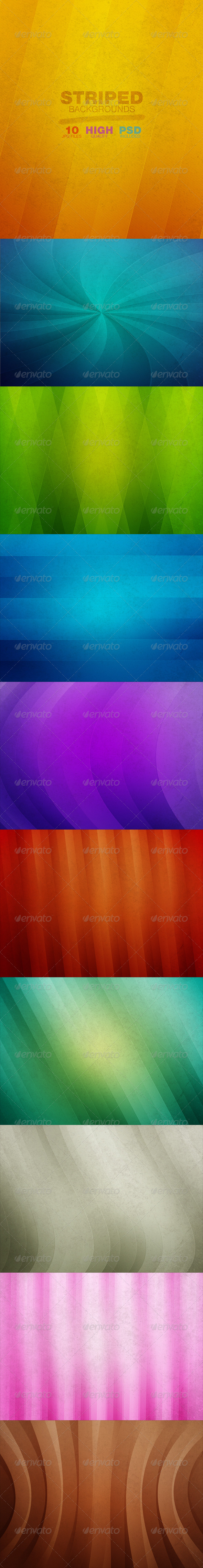 GraphicRiver Striped Backgrounds 7482596 GraphicRiver Striped Backgrounds 7482596