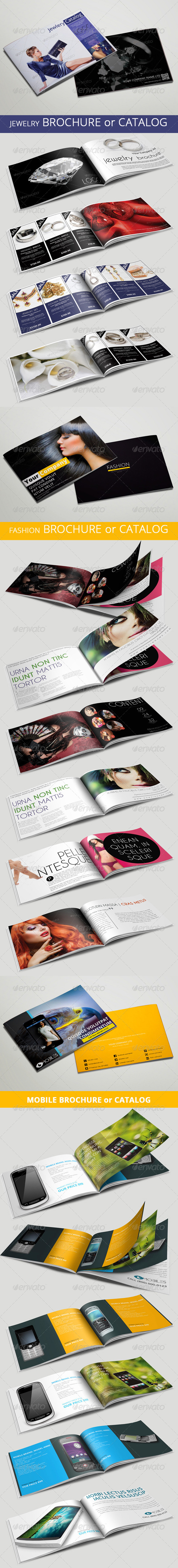 GraphicRiver 3in1 Catalog Brochure Bundle 7483499 GraphicRiver 3in1 Catalog Brochure Bundle 7483499