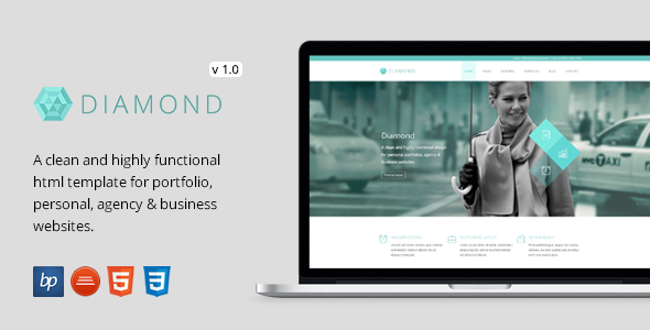 ThemeForest Diamond Responsive HTML5 CSS3 Template 7484075 ThemeForest Diamond Responsive HTML5 CSS3 Template 7484075