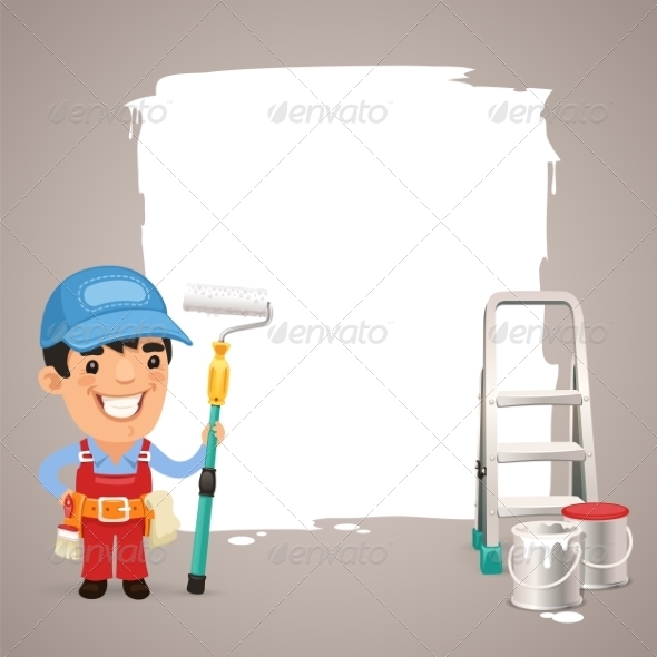 GraphicRiver Painter With Text Box 7488252 GraphicRiver Painter With Text Box 7488252