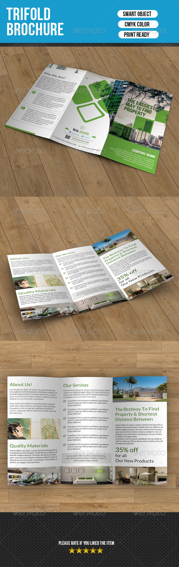 GraphicRiver Real Estate Trifold Brochure 7488382 GraphicRiver Real Estate Trifold Brochure 7488382