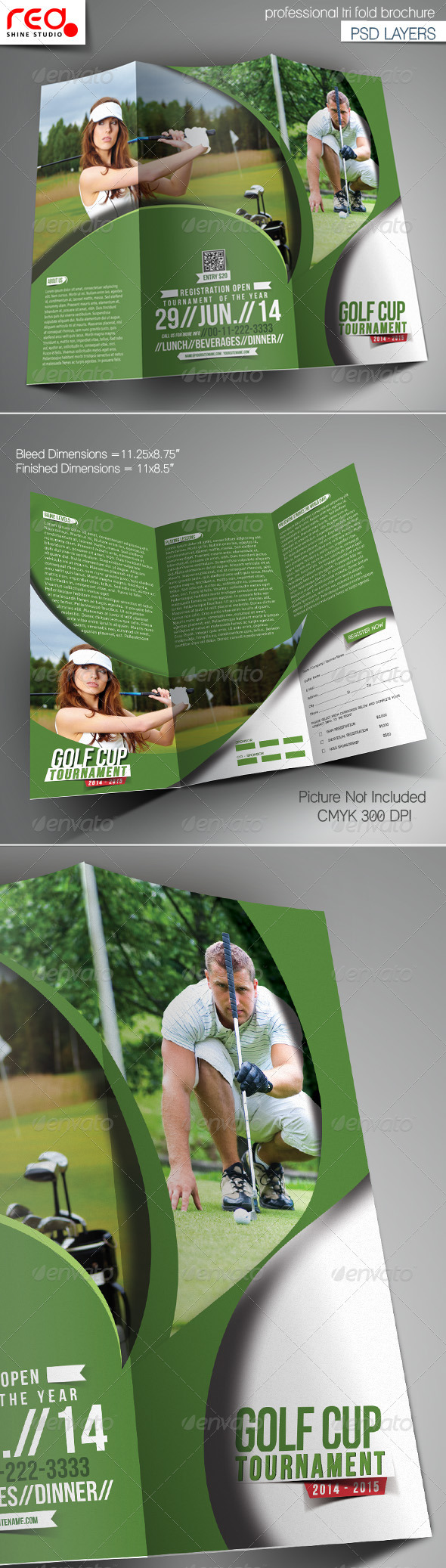 GraphicRiver Golf Cup Tournament Trifold Brochure Template 7489002 GraphicRiver Golf Cup Tournament Trifold Brochure Template 7489002