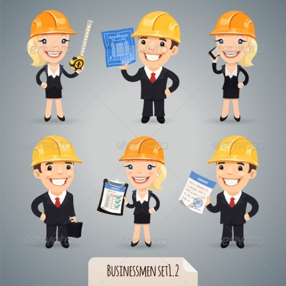 GraphicRiver Businessmen Cartoon Characters Set 1.2 7489183 GraphicRiver Businessmen Cartoon Characters Set 1.2 7489183