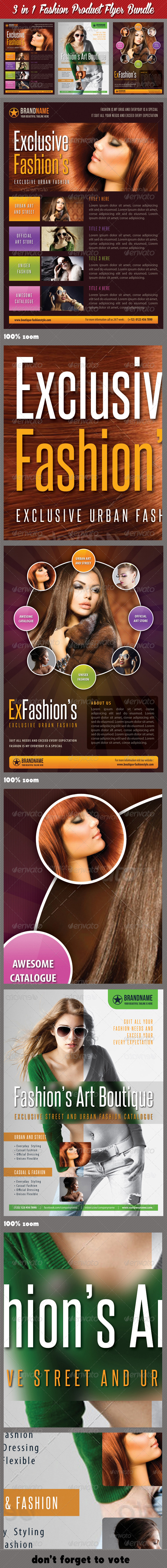 GraphicRiver 3 in 1 Fashion Product Flyer Bundle 15 7489236 GraphicRiver 3 in 1 Fashion Product Flyer Bundle 15 7489236