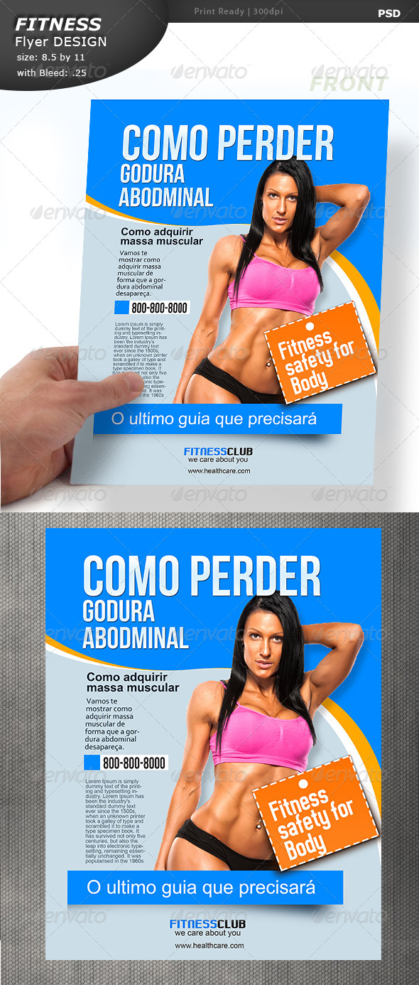 GraphicRiver Fitness Modern Flyer 7489237 GraphicRiver Fitness Modern Flyer 7489237