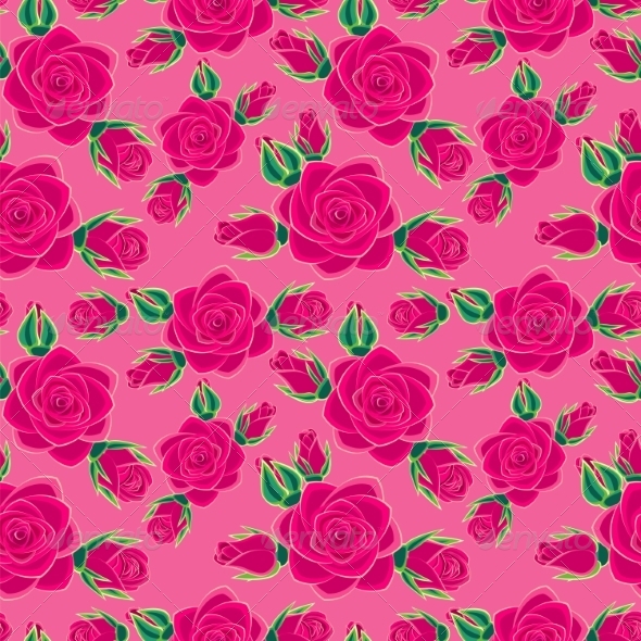 GraphicRiver Rose Seamless Pattern 7489284 GraphicRiver Rose Seamless Pattern 7489284