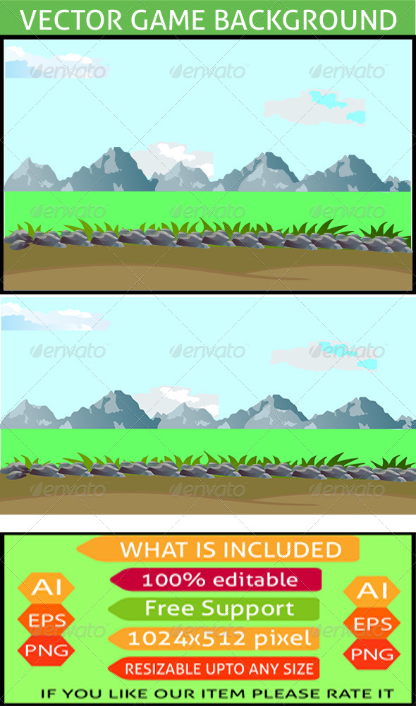 GraphicRiver Game Background 7482062 GraphicRiver Game Background 7482062
