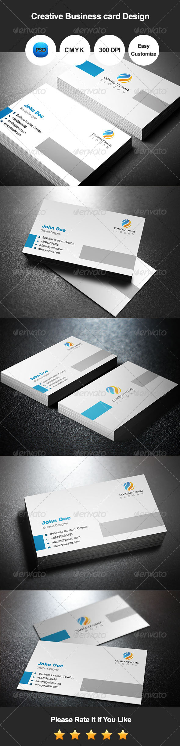 GraphicRiver Creative Business Card Design 7490717 GraphicRiver Creative Business Card Design 7490717