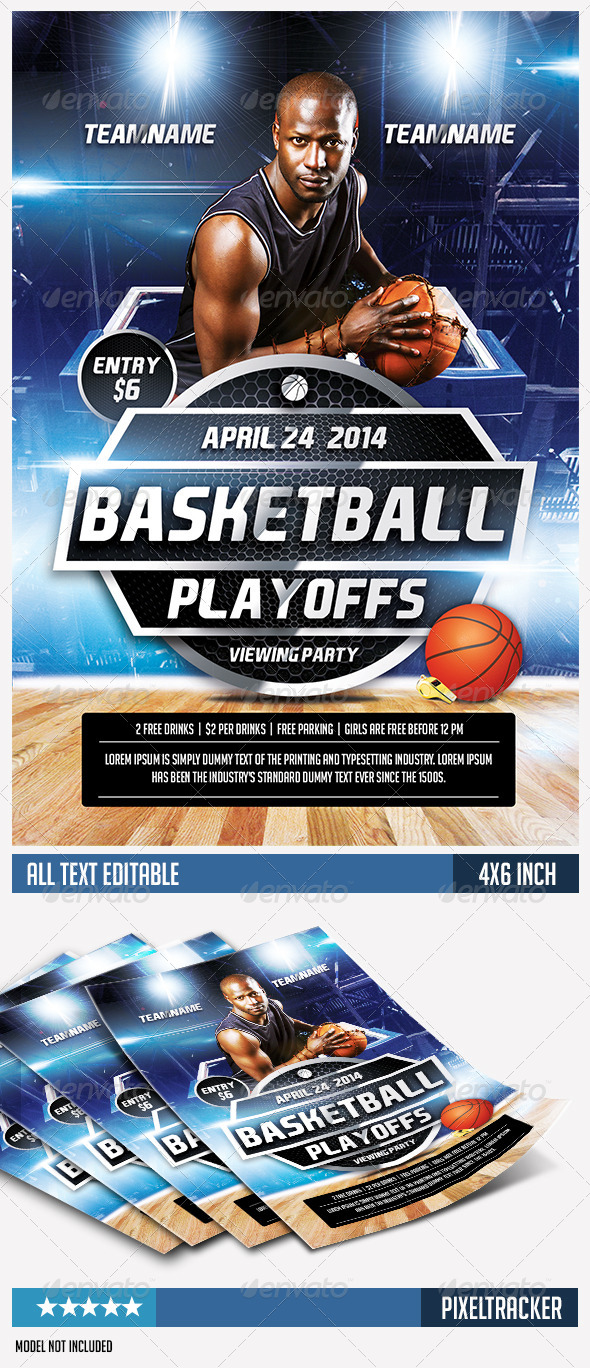 GraphicRiver Basketball Event Flyer Template 7492846 GraphicRiver Basketball Event Flyer Template 7492846